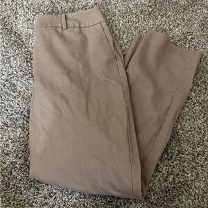 Ann Taylor Women's Tan Straight Leg Pants